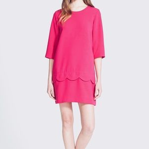 NWT kate spade new york Scalloped Shift Dress